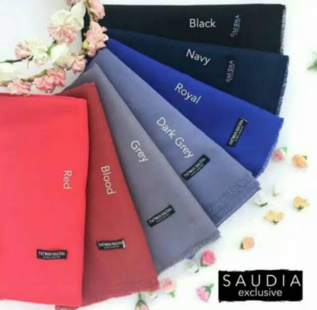 GS-Kerudung Saudia Segi Empat Rawis/Hijab Segiempat