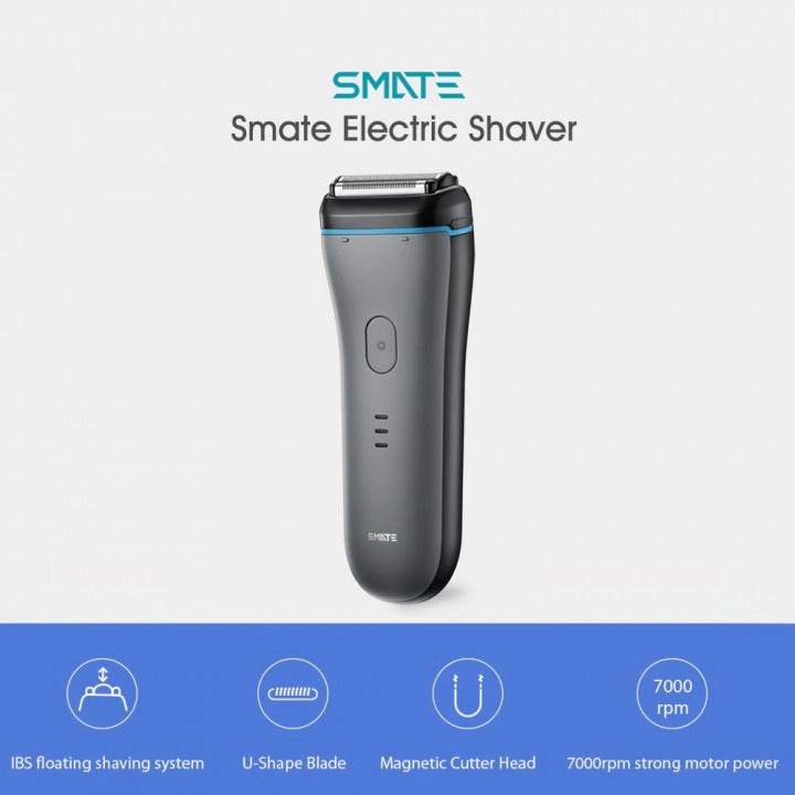 5 SMATE ST-W38 - Electric Shaver Razor 3 Blades - Alat Cukur Elektrik