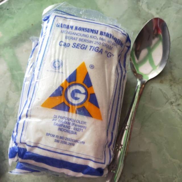 Garam dapur beryodium Cap SEGI TIGA G 250gr Shopee Garam dapur beryodium Cap SEGI TIGA G 250gr Shopee