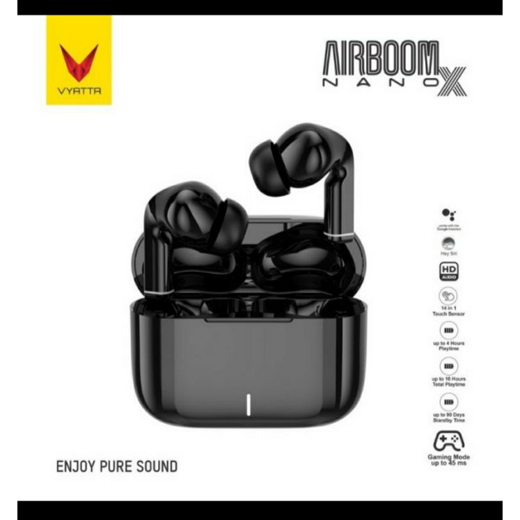 Ear phone Vyatta Airboom nano X (ORIGINAL) Bergaransi Resmi