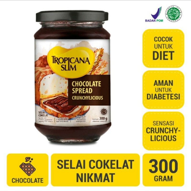 TROPICANA SLIM Chocolate Spread 300gr