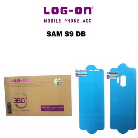 ANTISHOCK LOG ON SAMSUNG S9 SCREEN PROTECTOR DEPAN&amp;BELAKANG - ANTIGORES JELLY