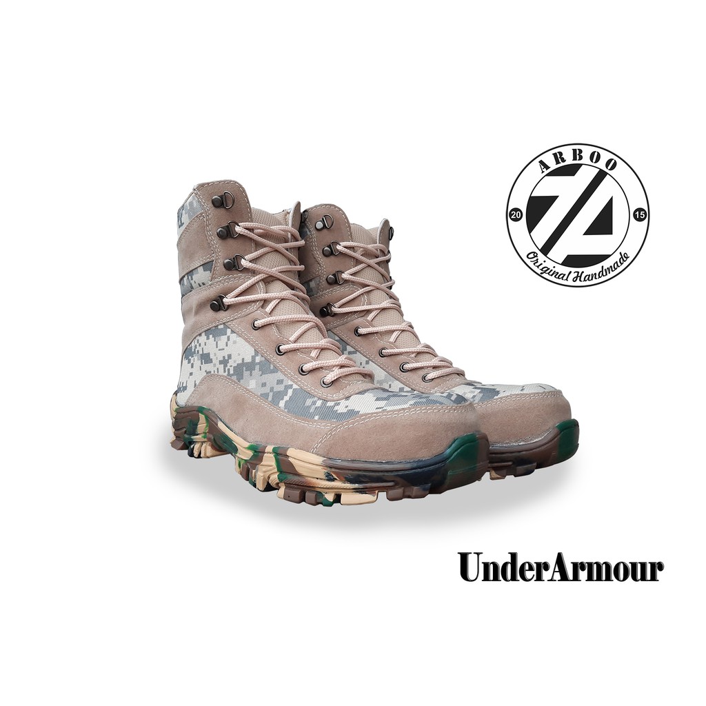 under armour black boots mens