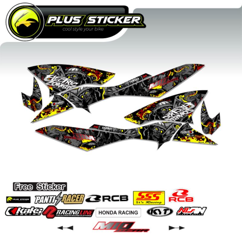 Stripping Yamaha Mio Gear 125 / Sticker Mio Gear