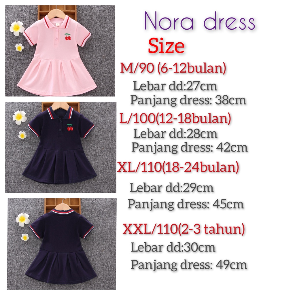 Dress Bayi Baju Fashion Baby Dress Korean Style Import Gaun Bayi motif Bunga Pakaian Bayi Perempuan