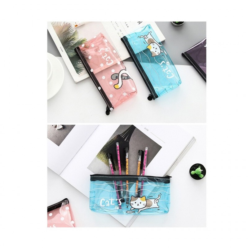 

Ennwen TP0037 Tempat Pensil Fanny Little Cat Tempat Kosmetik