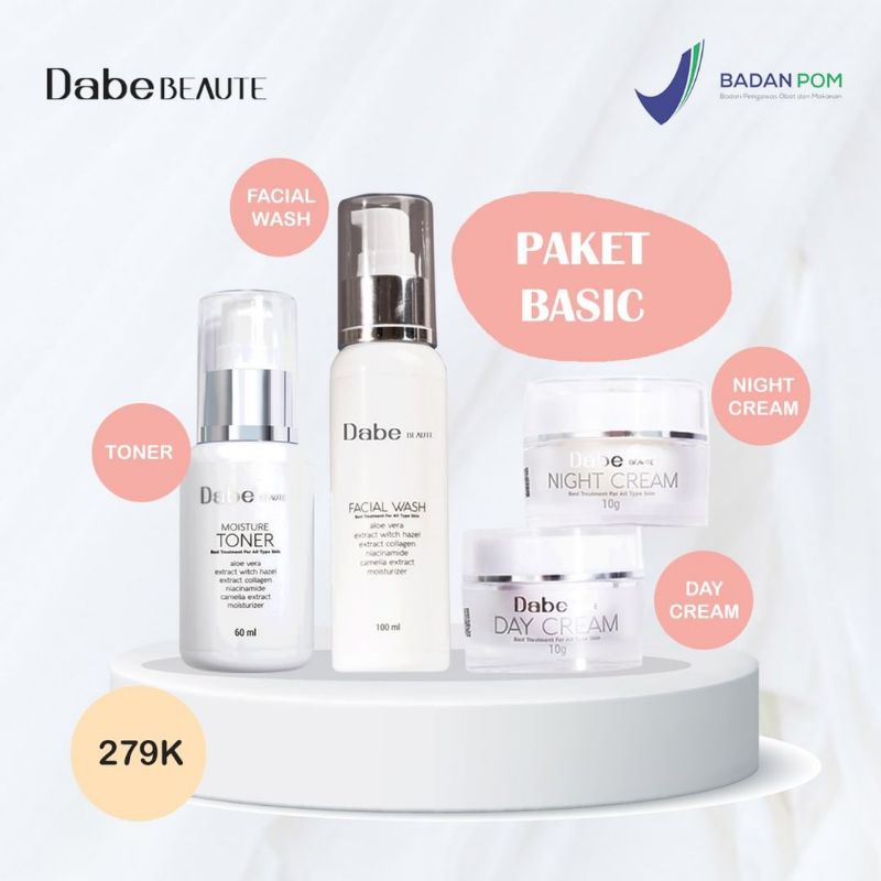 Paket Basic Dabe Beaute Dabebeaute Skincare Dabe Beauty by Bella Shofie