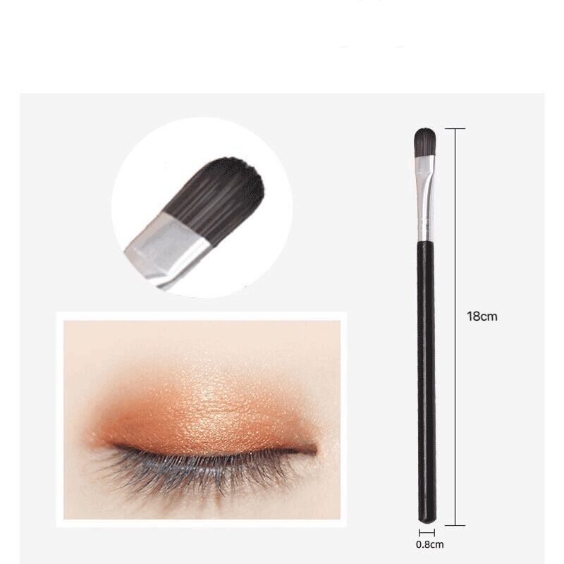 Set Brush Blending Eyeshadow Eyebrow Bahan Rambut Alami Untuk Makeup