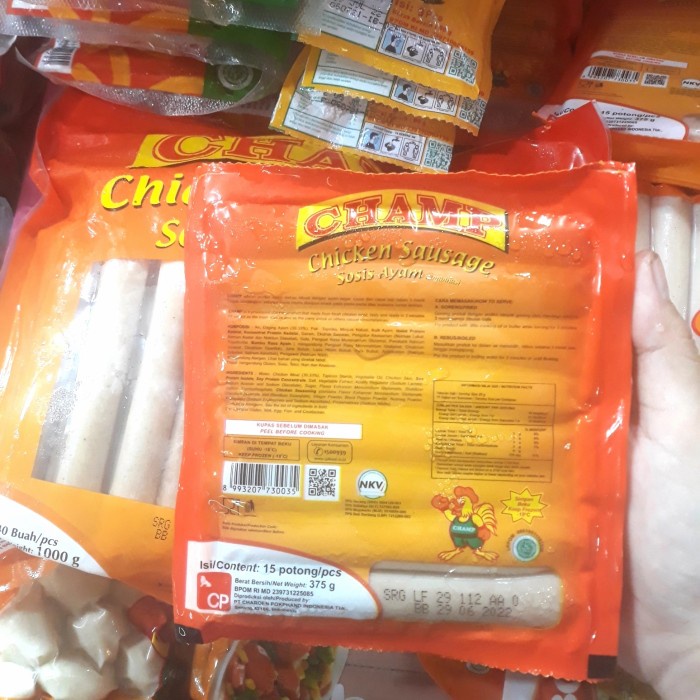 

Sosis Champ Ayam sausage 375 Gram