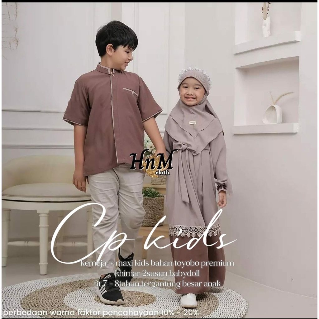 Hm Couple Kids Kekinian/ Couple Kakak Adik/Fashion Muslim/