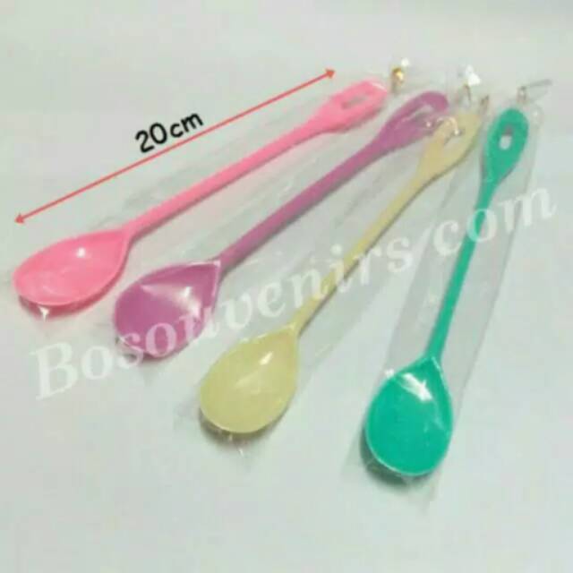 Souvenir Pernikahan Sendok Jus Bks Plastik