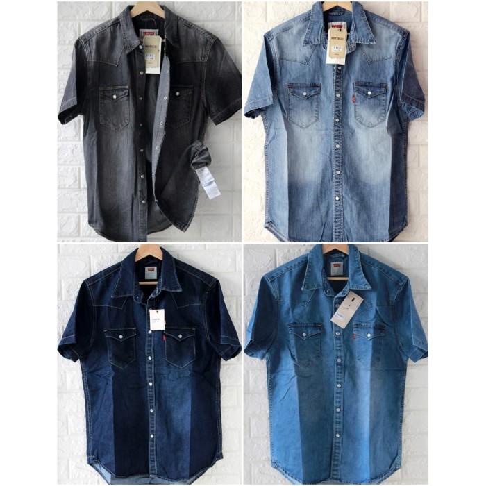 Man | Kemeja Levis Original - Promo Harga Distributor - Lengan Pendek