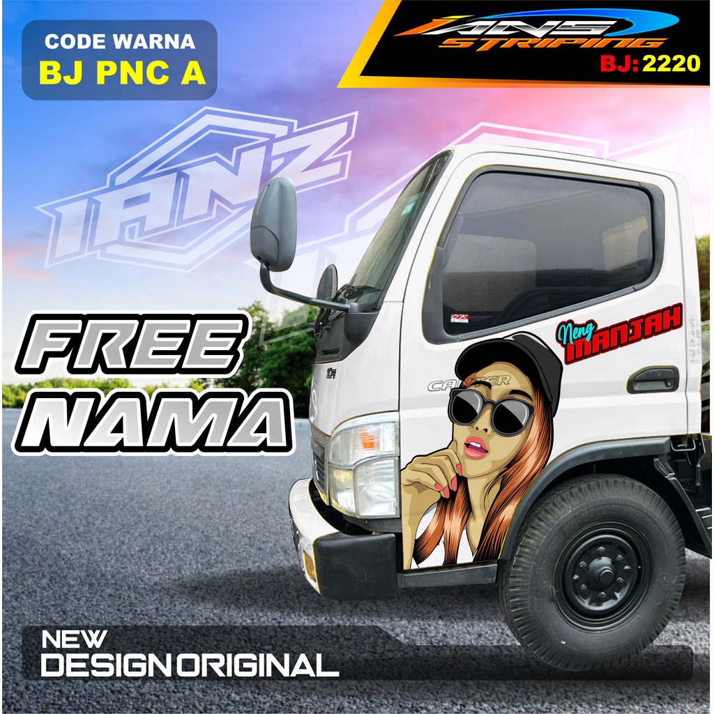 STICKER VARIASI PINTU TRUK FUSO RAGASA / DECAL PINTU DUMTRUK  / STIKER MOBIL TRUK / STIKER PINTU TRUK KEREN