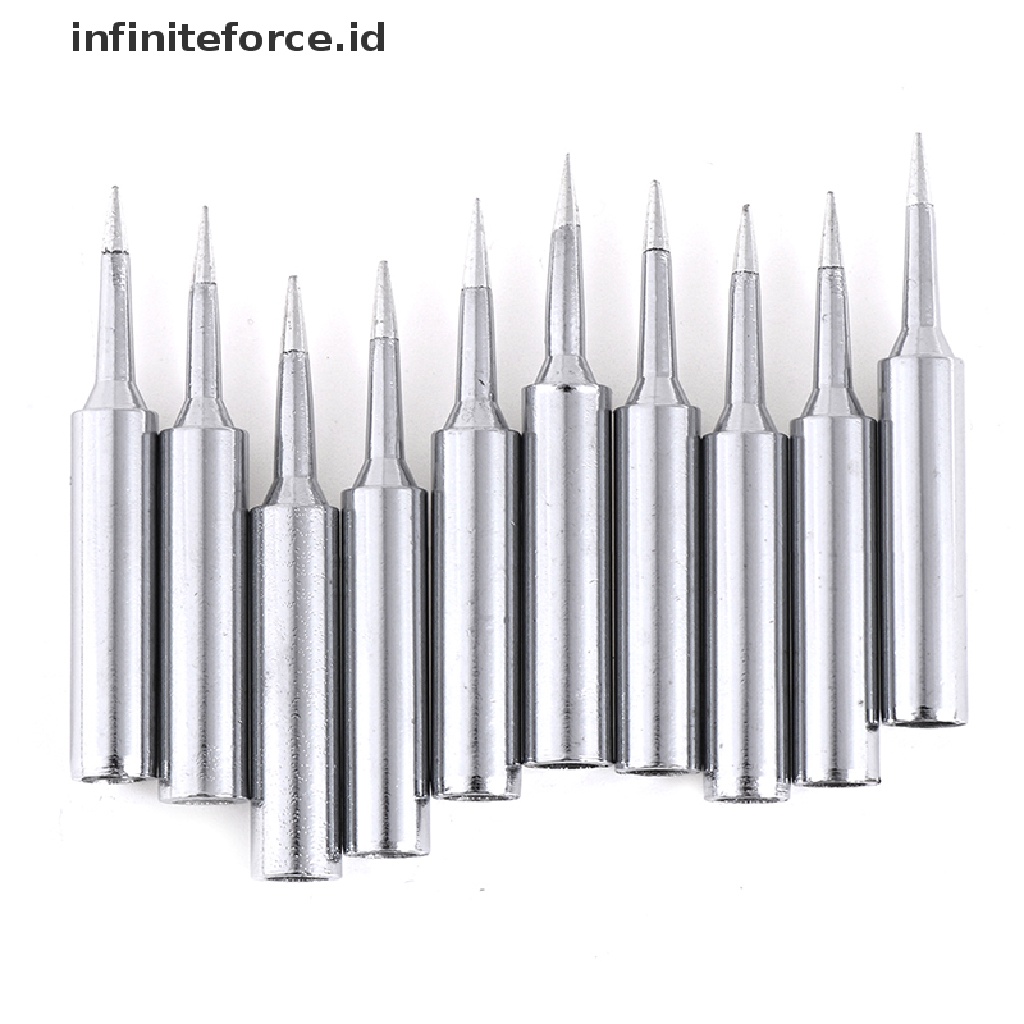 (Infiniteforce.Id) 10pcs / Set Kepala Solder Besi 900m-t-i Untuk Alat Pertukangan