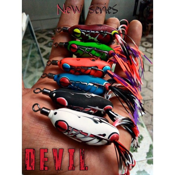 UMPAN CASTING SOFTFROG 5CM TERBARU/UMPAN TIRUAN/UMPAN KARET/UMPAN MANCING/LURE/UMPAN IKAN GABUS