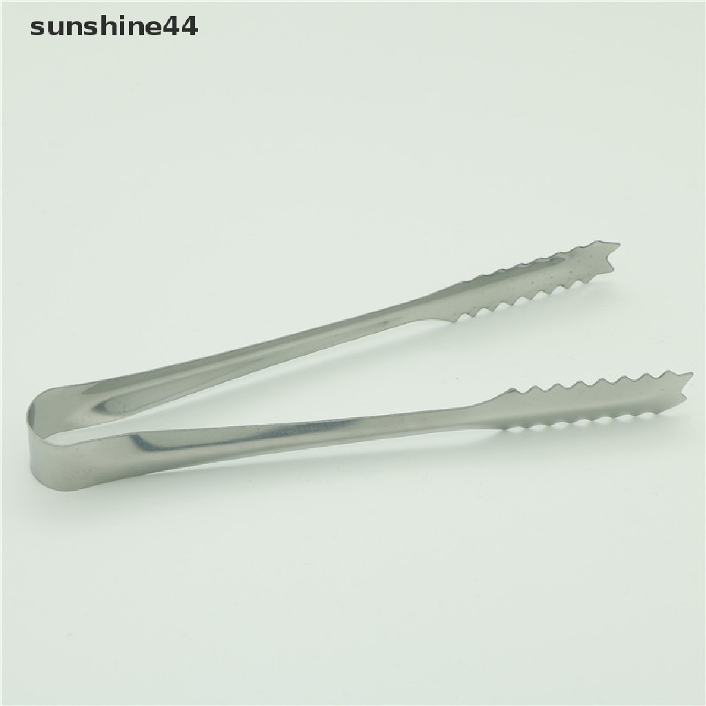 Sunshine Tong Penjepit Es Batu / Roti / BBQ Bahan Stainless Steel