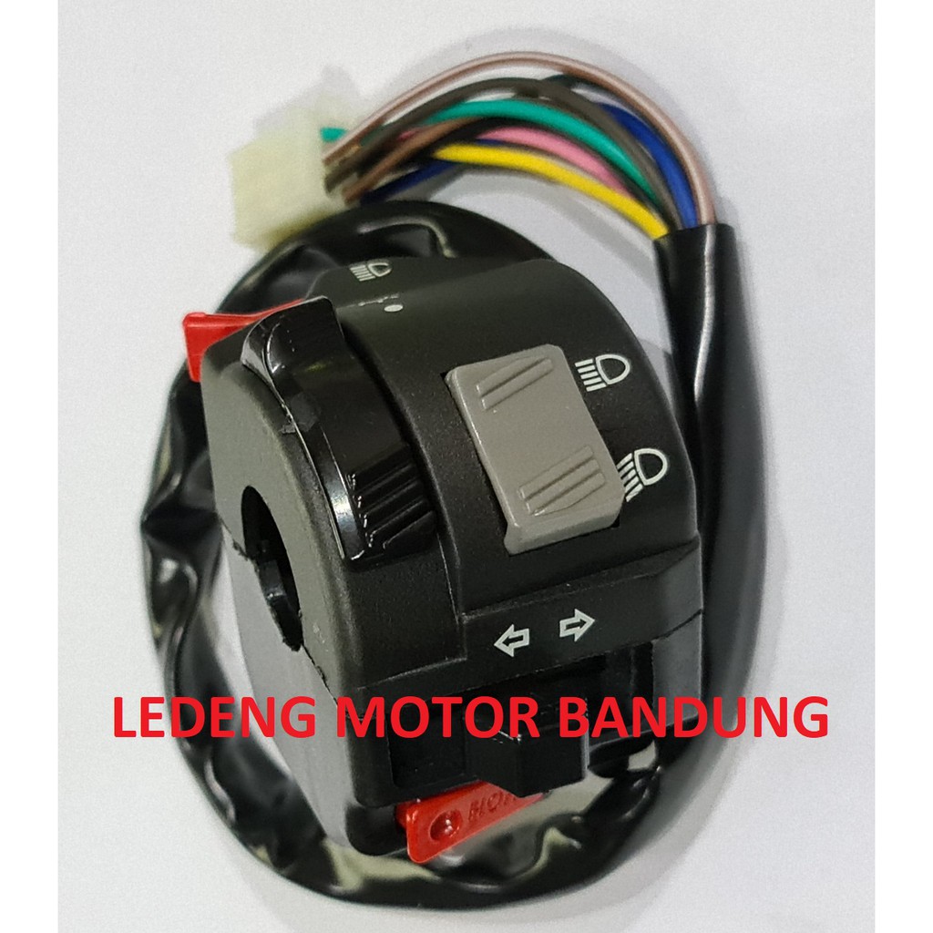 Saklar Kiri RX K King Switch 8 Kabel Tombol Klakson Sen Lampu Dim Lokal Kualitas Bagus