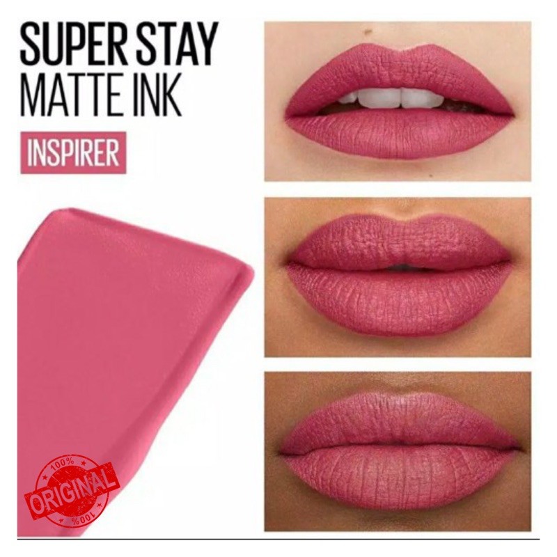 MAYBELLINE Superstay Matte Ink - 125 INSPIRER | ❤ jselectiv ❤ Lip Cream Tahan 16 Jam MAYBELLINE - ORI✔️BPOM✔️MURAH✔️COD✔️