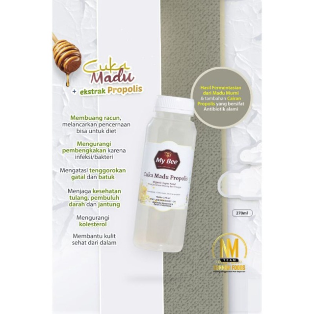 

Cuka Madu Propolis 270ml
