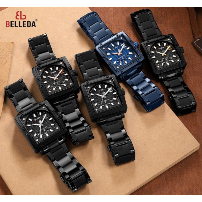 JAM TANGAN PRIA BELLEDA 9064 JAM TANGAN CASUAL PRIA TERBARU