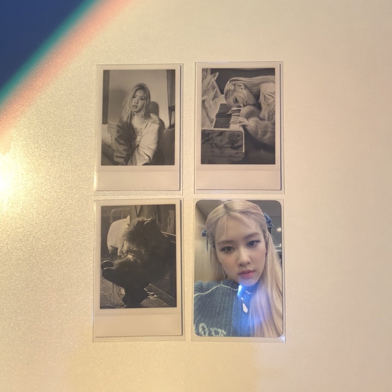 Rose -R- Solo Album Polaroid Ktown Photocard