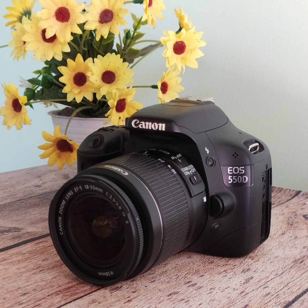 [TERLARIS] Kamera Canon DSLR 550D / KISS X4 Body Only Lensa Fix Second Normal dan Mulus cocok untuk Pemula dan Recomended buat Yutuber-1