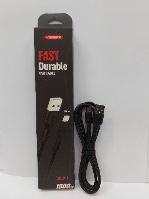 KABEL DATA VEGER VP-14 / FAST DURABLE / MICRO USB 100cm