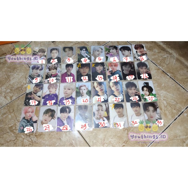 SALE READY STOCK PHOTOCARD OFFICIAL NCT DREAM 127 WAYV MARK HAECHAN JAEMIN KUN RENJUN CHENLE YUTA TA