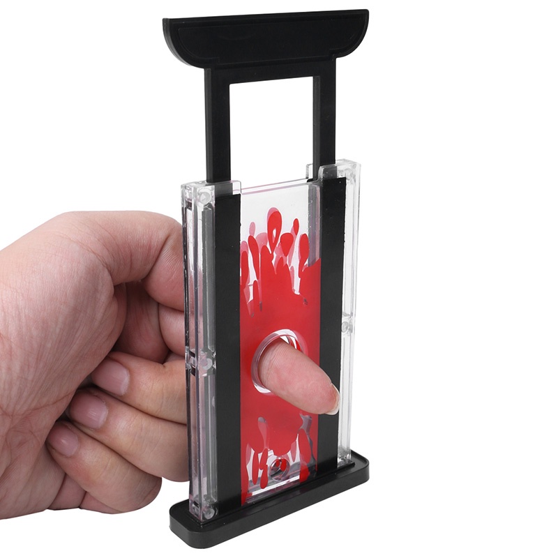 Mary Lucu Finger Chopper Guillotine Untuk Pemotong Jerami Trik Pesulap Panggung Prop Magic T