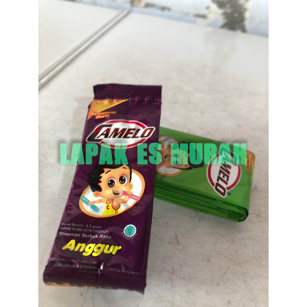 Es Bubuk Camelo Rasa Mix 1 Pack (240 pcs)