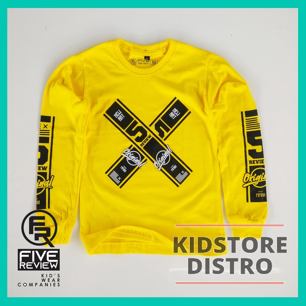 Kaos Anak Laki Laki Lengan Panjang Longsleeve Distro Branded Clothing