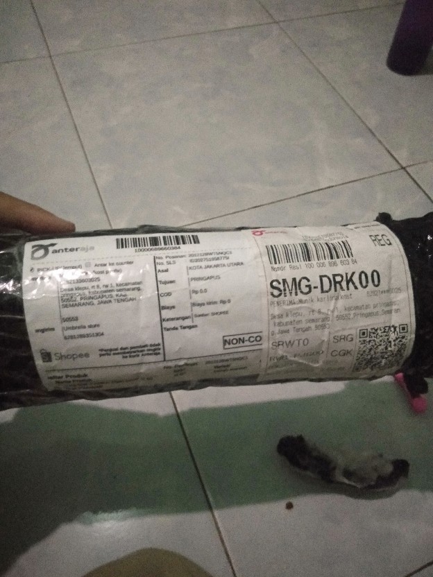 Payung Lipat 3 Jumbo 10jari Besar Nf 60