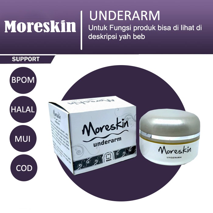 Moreskin Underarm Pemutih ketiak Pemutih Lutut Bekas Luka Memutihkan Kulit Gelap