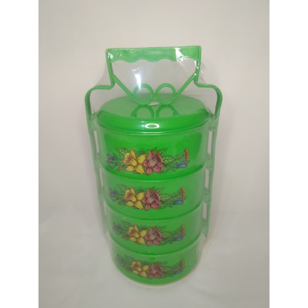 Rantang plastik susun 4