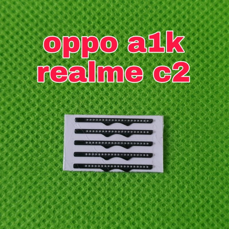 penutup lubang speaker atas lcd oppp a1k / realme c2