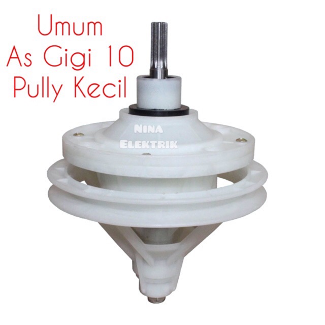 Gearbox Mesin Cuci Sharp / REDUCER SHARP AS GIGI 10 pully besar dan pully kecil