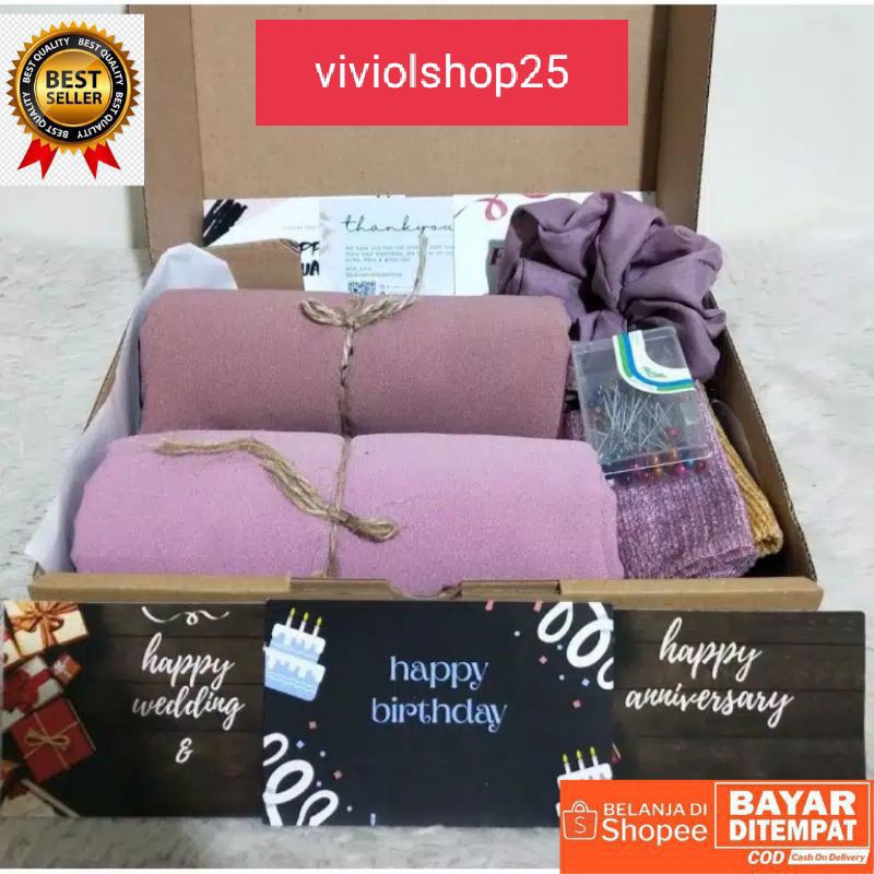 

Paket jilbab /kado wisuda/kado ultah/kado anniv