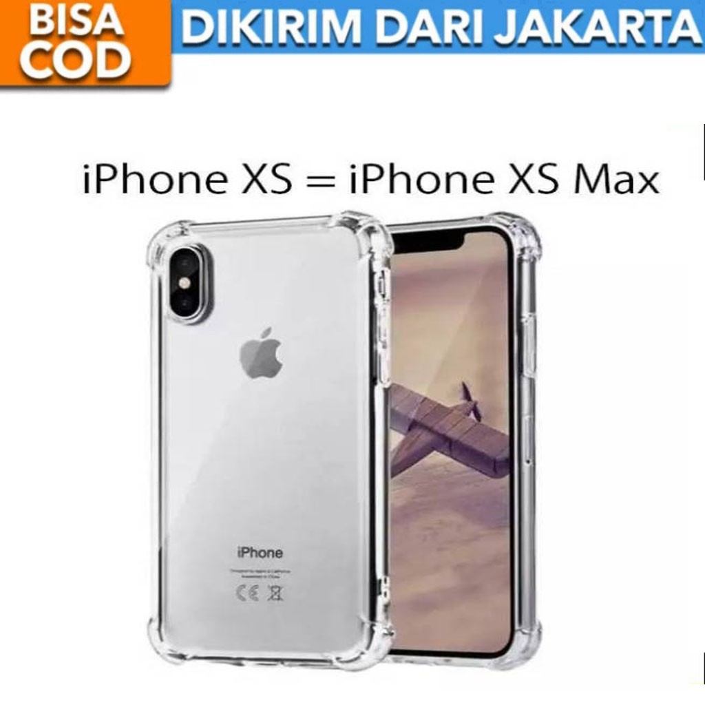 Casing Iphone XS Max Anti Crack SoftCase