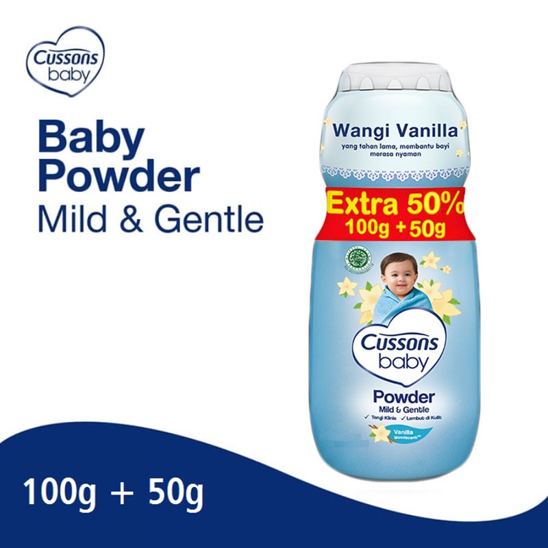 Cussons Baby Powder | Bedak Bayi | Bedak Tabur Bayi