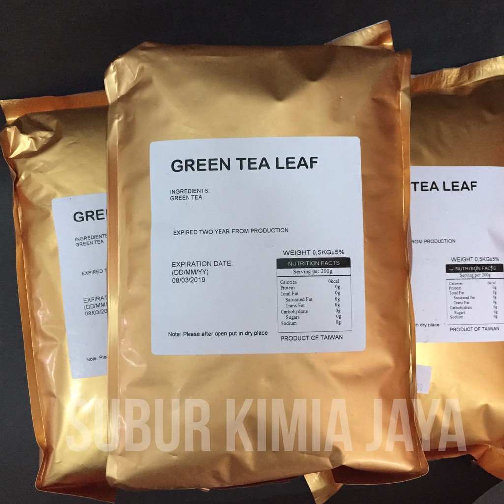 

Green Tea Leaf impor Taiwan