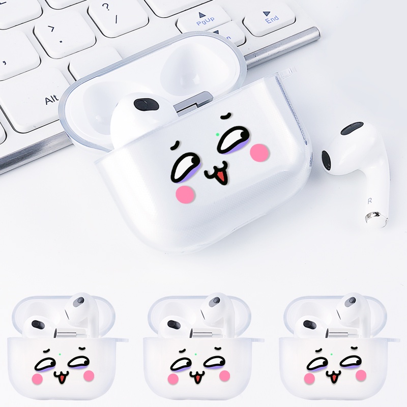 Case TPU Transparan Motif Kartun Cover AirPods 3