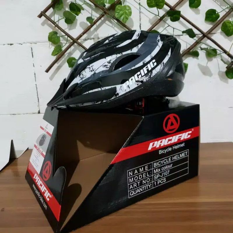 helm Sepeda Mtb pasific lampu led, Helm Sepeda Lipat