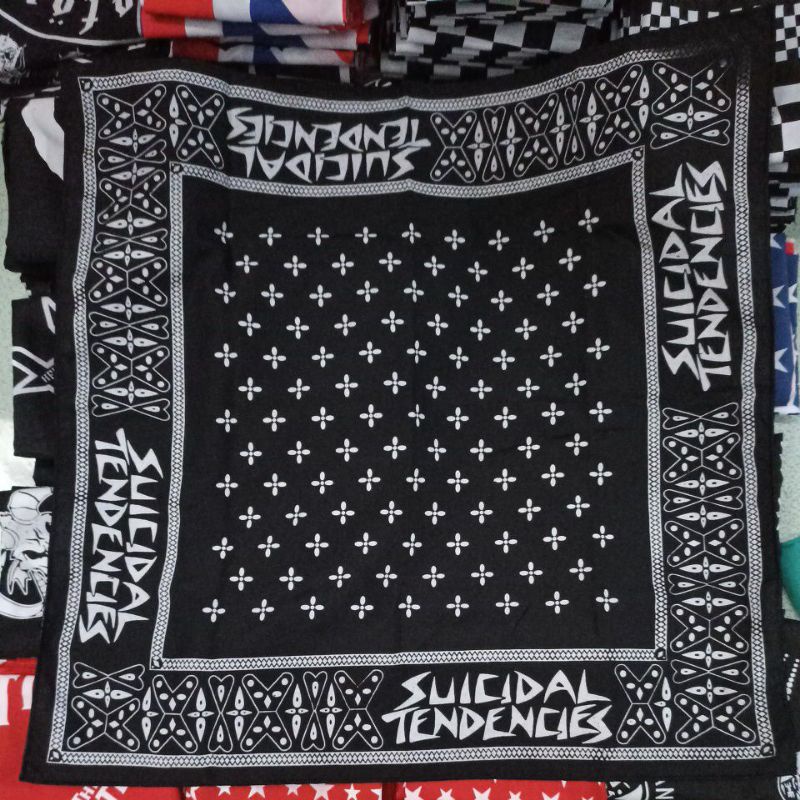 [ RIJEK SABLON ] SLAYER BANDANA RIJEK / RIJEK SABLON VANS THRASHER MURAH OBRAL