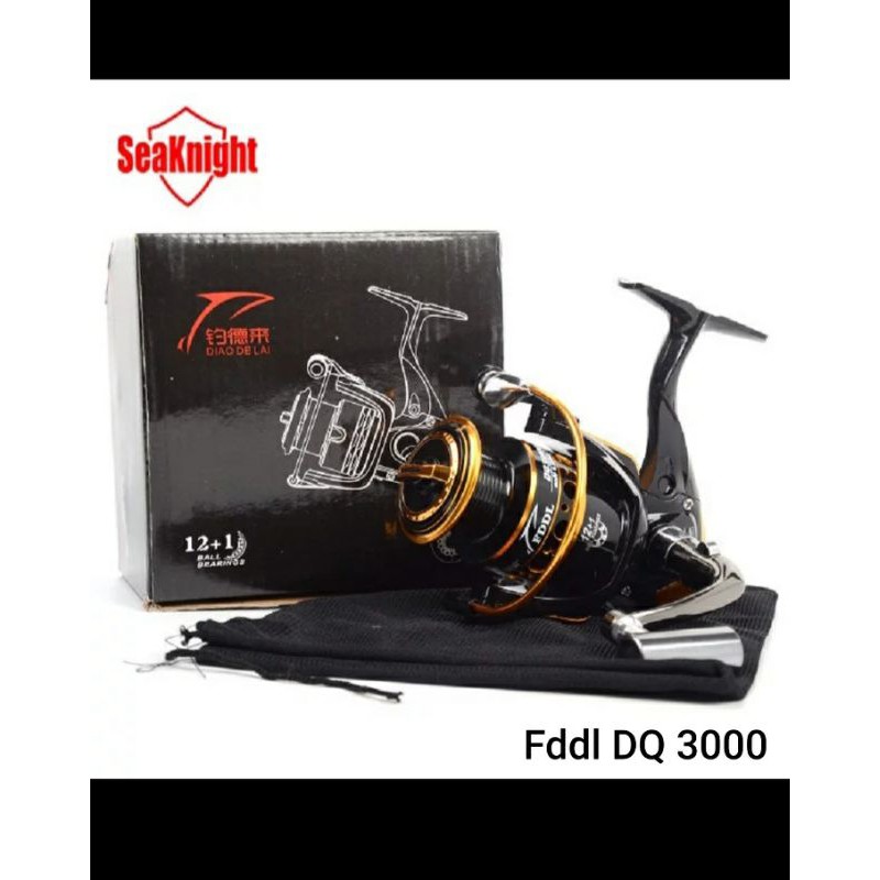 Reel pancing SEAKNIGHT Fddl DQ3000 12+1BB ratio 5.2:1 20kg dijamin real pict.