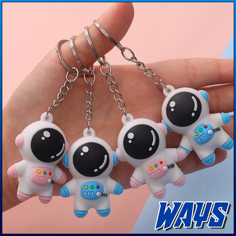 [G023] Gantungan Kunci Astronot 3D Lucu Unik / Key Ring Astronaut