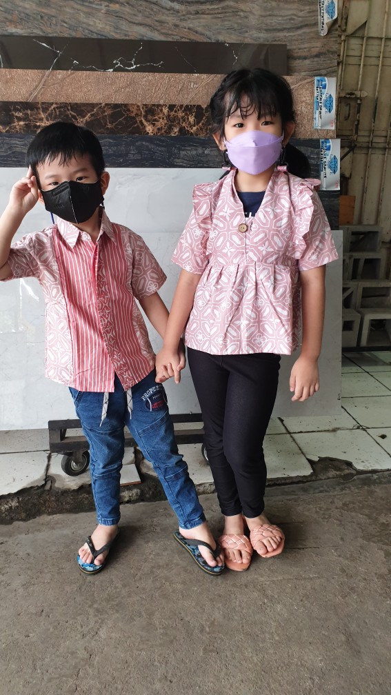 Setelan Batik Anak Aileen