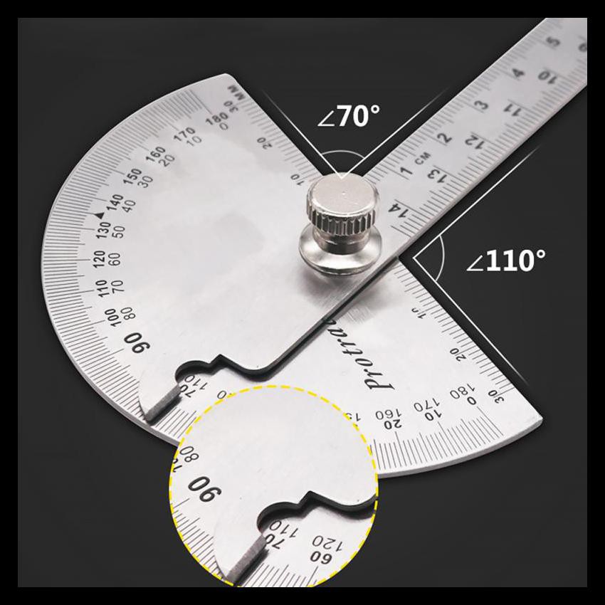 

Terbaru Protractor Penggaris Jangka Roundhead Measuring Ruler Aluminium 14.5cm 180 Degree - PR180 -
