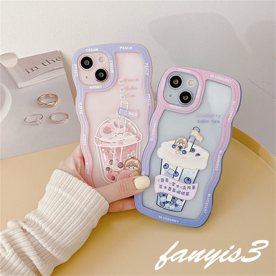 Compatible For iPhone 14 13 12 11 Pro Max X XR Xs Max 8 7 6 6s Plus SE 2020 Soft Case TPU Transparan Motif Bunga Kuning Untuk