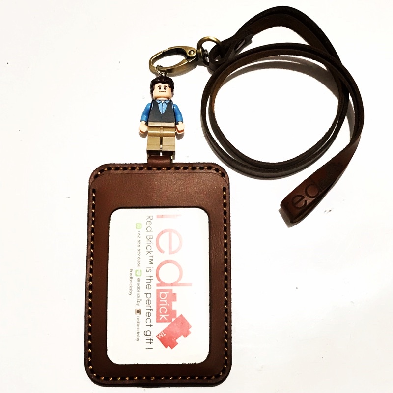 

LEGO Chandler Bing F.R.I.E.N.D.S Name Tag Genuine Leather