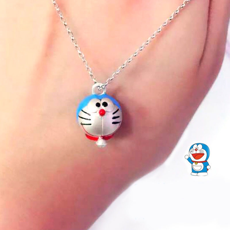 [Ready Stock]Fashion Personality Doraemon Necklace Cute Pendant